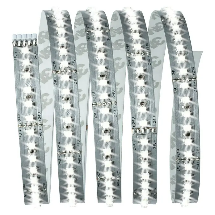 Paulmann MaxLED 1.000 LED-Band Basisset unbeschichtet - Länge: 1,5 m, Lichtfarbe: Tageslichtweiß, 17 W, 1.650 lm - LED-Streifen mit hoher Helligkeit, ideal für Akzentbeleuchtung und dekorative Anwendungen im Innenbereich.