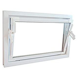 Solid Elements Kippfenster Q59 (60 x 40 cm, Kunststoff, Weiß)