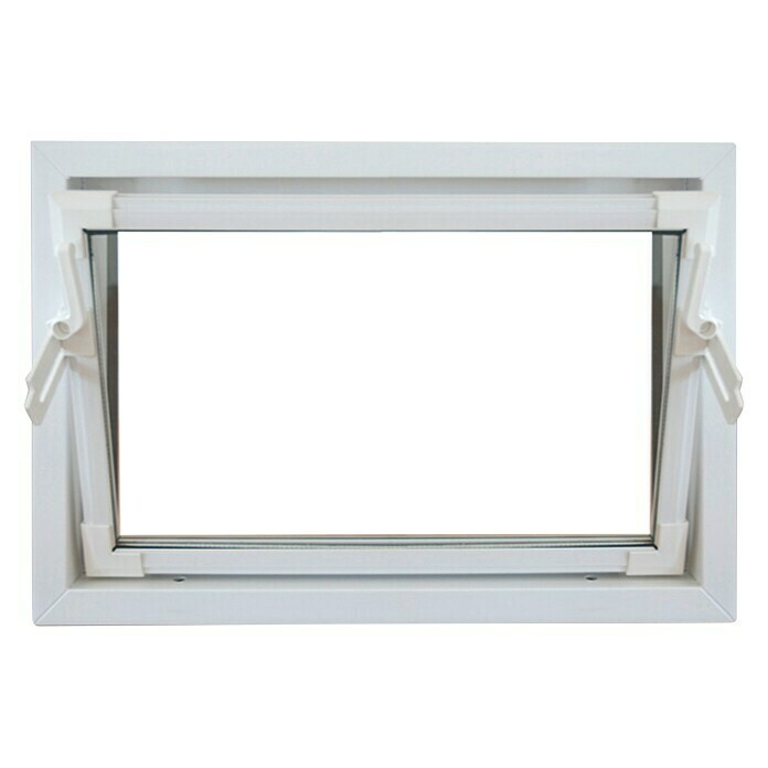 Solid Elements Kippfenster (B x H: 60 x 40 cm, Kunststoff, Weiß)