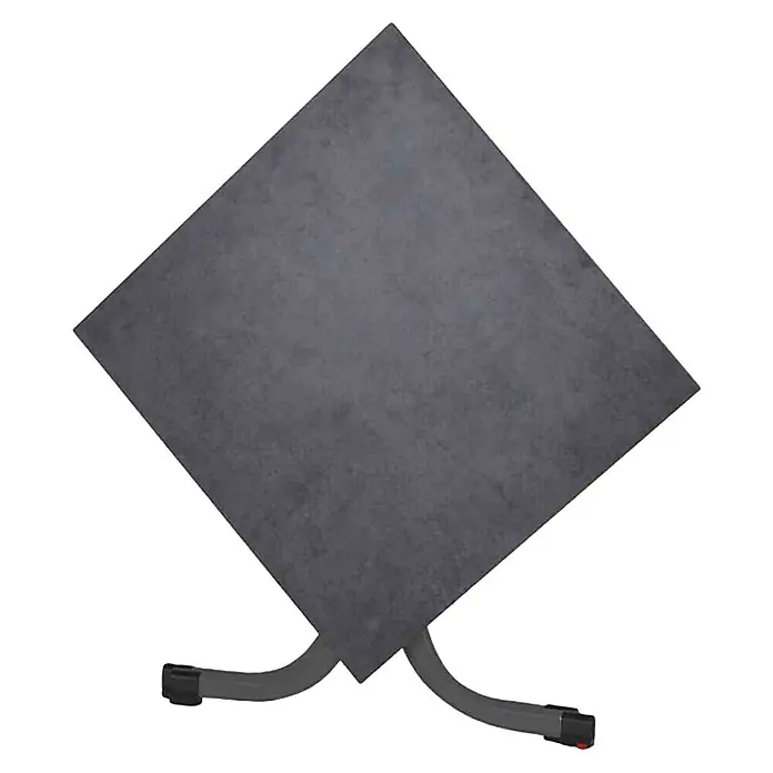 Siena Garden Balkontisch Sola - L x B x H: 80 x 80 x 70 cm, Stahl, HPL, Klappbar, Quadratisch, Anthrazit - Quadratischer, grauer Heizelement mit Anschlüssen für elektronische Geräte. Ideal für Geräte, die eine konstante Wärmeabgabe benötigen.
