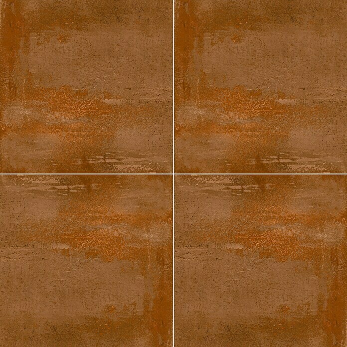 Feinsteinzeugfliese Metallic Brown (100 x 100 cm, Braun, Matt) | BAUHAUS