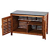 Siena Garden Grillküchen-Modul Riva (Natur/Dunkelgrau, B x T x H: 100 x 52 x 67 cm, Holz) | BAUHAUS