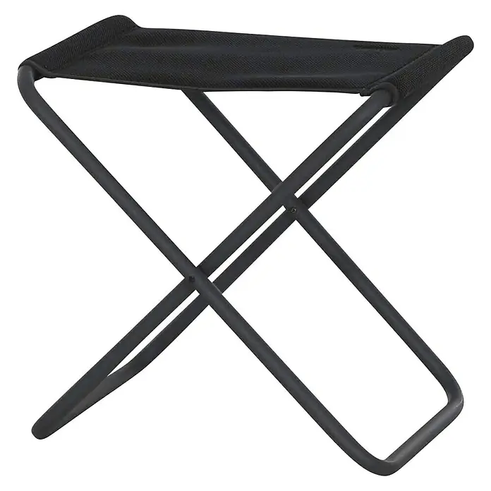 Siena Garden Gartenhocker PremiumAnthrazit - Dieser faltbare Hocker ist ideal für unterwegs und bietet eine praktische Sitzgelegenheit. Das robuste Design sorgt für Stabilität.