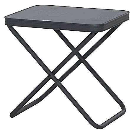 Siena Garden Tischaufsatz Comfort für Hocker (L x B: 48,5 x 41 cm, Grau)