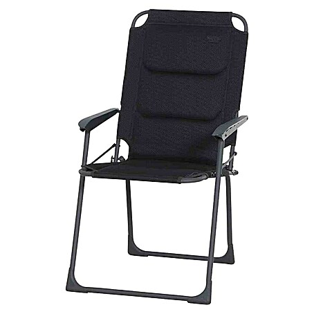 Siena Garden Campingstuhl Premium (Klappbar, Anthrazit, B x T x H: 57,5 x 68 x 100 cm)
