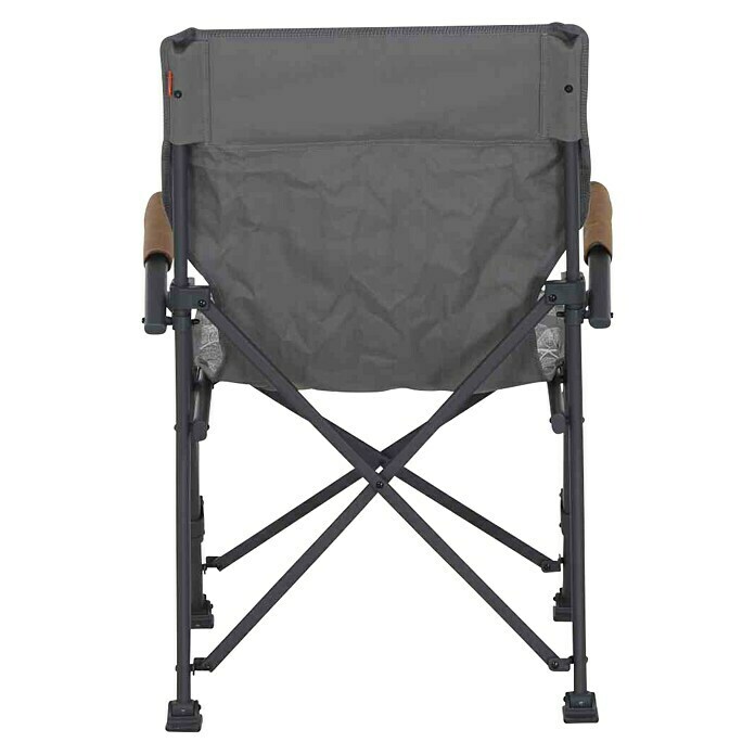 Siena Garden Campingstuhl NaturaB x T x H: 55 x 73 x 99 cm, Grau, Klappbar Back View