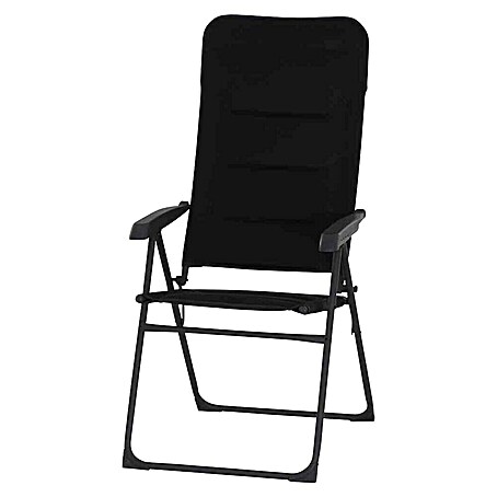 Siena Garden Campingstuhl Premium (Rückenlehne verstellbar, Anthrazit, B x T x H: 70,5 x 59 x 118 cm)