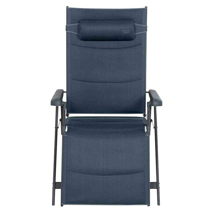 Siena Garden Relaxsessel PremiumL x B x H: 91 x 74,5 x 122,5 cm, Blau, Mesh, Aluminium Front View