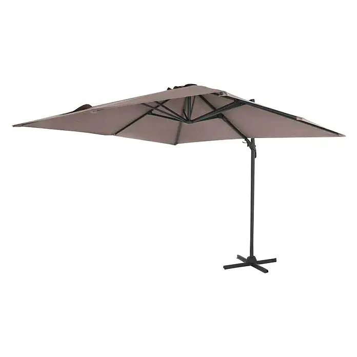 Siena Garden Ampelschirm California N+Taupe, Bespannungsmaß (L x B): 300 x 300 cm