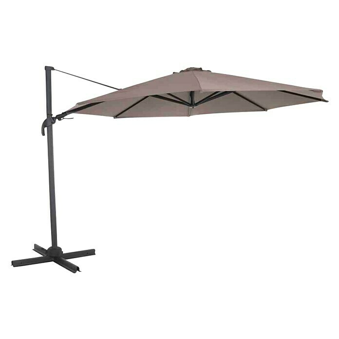 Siena Garden Ampelschirm California N+Taupe, Durchmesser: 350 cm Right Side View