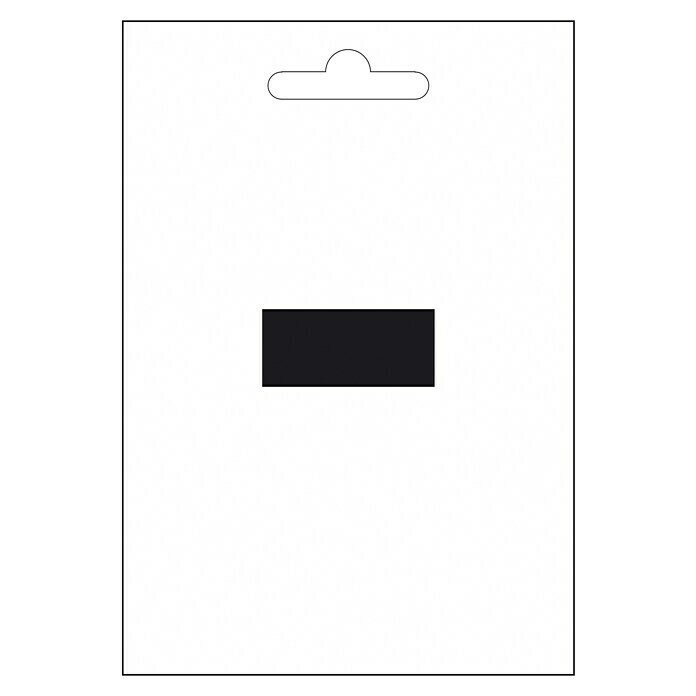 Folienzeichen (Buchstabe K, 10 cm, PVC, Schwarz)