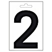 Folienzeichen (Buchstabe P, 10 cm, PVC, Schwarz)