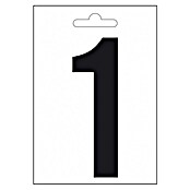Folienzeichen (Zahl 9, 10 cm, PVC, Schwarz)