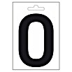 Folienzeichen (Buchstabe P, 10 cm, PVC, Schwarz)