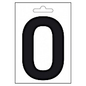 Folienzeichen (Buchstabe Q, 10 mm, PVC, Schwarz)