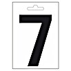 Folienzeichen (Buchstabe P, 10 cm, PVC, Schwarz)
