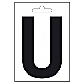 Folienzeichen (Buchstabe V, 10 cm, PVC, Schwarz)