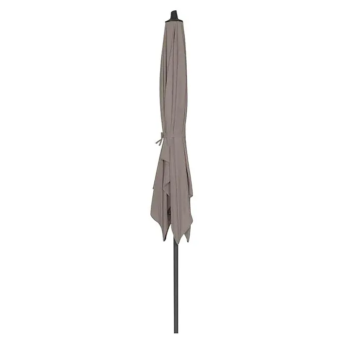 Siena Garden Marktschirm AvioTaupe, L x B: 250 x 200 cm - Geschlossener Gartenschirm in Taupe mit einem eleganten Design, perfekt für den Einsatz im Freien. Das Produkt ist eine stilvolle Ergänzung für jeden Garten.