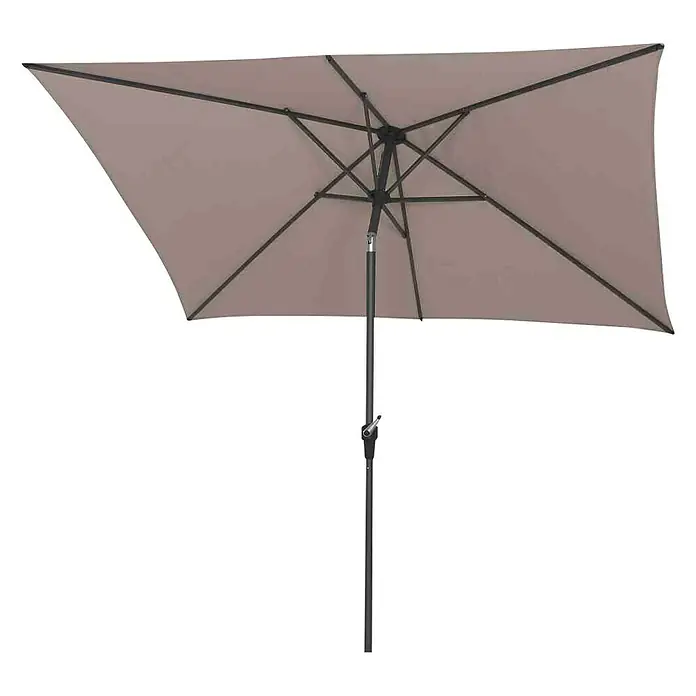 Siena Garden Marktschirm AvioTaupe, L x B: 250 x 200 cm
