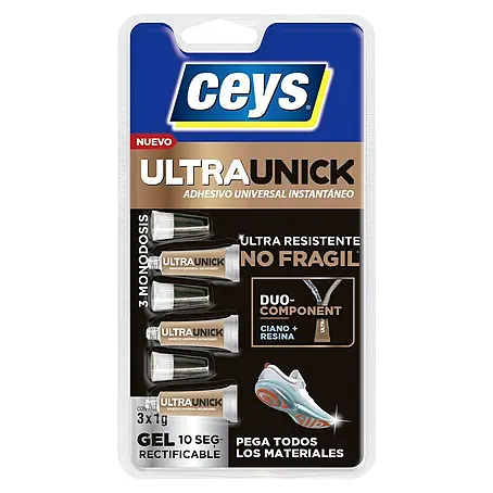 Ceys  Pegamento instantáneo fuerte Ultra Unick