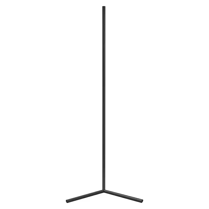 Ledvance Smart+ WiFi LED-Stehleuchte Floor Corner - Höhe: 72 cm, Aluminum, Kaltweiß - Schlanker, schwarzer TV-Ständer mit minimalistischem Design, ideal für moderne Wohnräume, bietet stabilen Halt für den Fernseher.