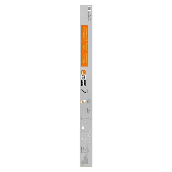 Ledvance Smart+ WiFi LED-Stehleuchte Floor Corner - Höhe: 72 cm, Aluminum, Kaltweiß - Nahaufnahme der Verpackung des LEDVANCE SMART+ Flex 2m Multicolor, das smarte Beleuchtung für Ihr Zuhause bietet.