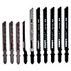 Craftomat Stichsägeblatt-Set (Holz/Metall/Kunststoff, 10-tlg., T-Schaft)