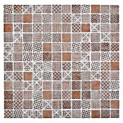 Mosaikfliese Quadrat Eco Mix PATCH 70 (31,5 x 31,5 cm, Braun, Matt)