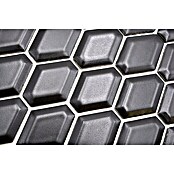 Mosaikfliese Diamant CG MD 7BM (25,2 x 26,5 cm, Schwarz, Matt)