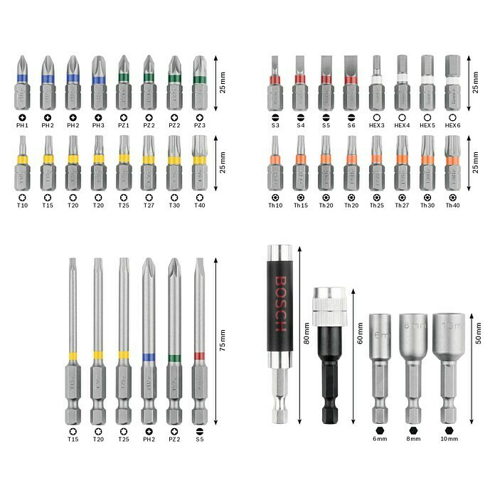 Bosch Bit-Satz43 -tlg. Sketch