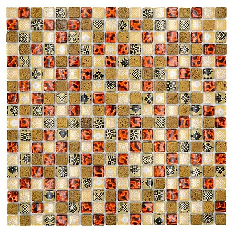 Mosaikfliese Quadrat Crystal Mix XCM M700