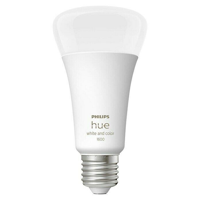 Philips Hue LED-Leuchtmittel White & ColorE27, 13,5 W, A67, 1.600 lm, 1 Stk. Front View