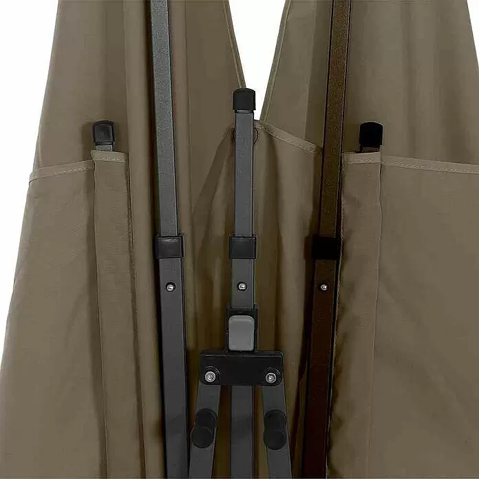Siena Garden Sichtschutz Ben - 280 x 150 cm, Taupe/Anthrazit - Detailaufnahme