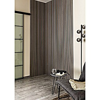 FibroTech Akustikpaneel Premium (Grey Oak, 2.440 x 605 x 22 mm)