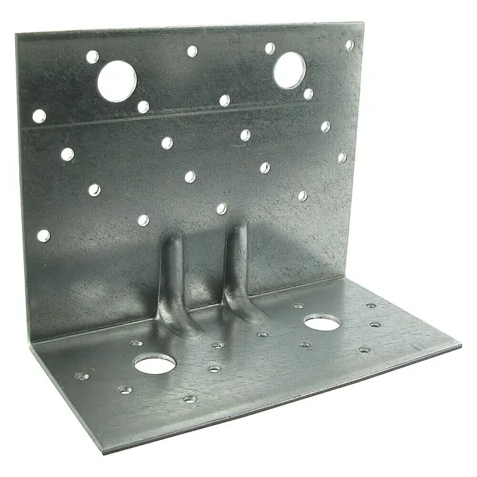 Simpson Strong-Tie Winkelverbinder AG922 - L x B x H: 150 x 79 x 121 mm, Ungleichschenklig - Metallwinkel mit vielen Löchern zur Befestigung. Ein vielseitiges Produkt für stabile Verbindungen im Bauwesen und DIY-Projekten.