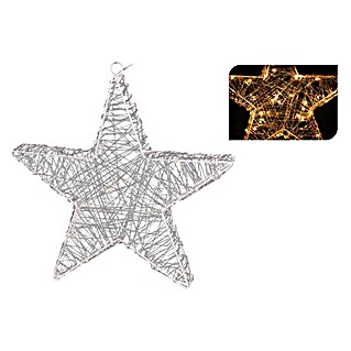 Led-kerstster (Diameter: 30 cm, Aantal leds: 30 st., Warm wit)