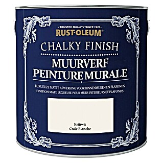 Rust-Oleum Chalky Finish Muurverf Krijtwit (Krijtwit, 2,5 l, Mat)