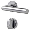 Diamond Doors Zimmertürgarnitur L-Form Premium (Edelstahl, L-Form, Schlitzkopf/Olive) | BAUHAUS