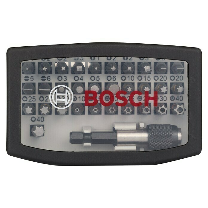 Bosch Bit-Set32 -tlg., ¼″ Sechskant Front View