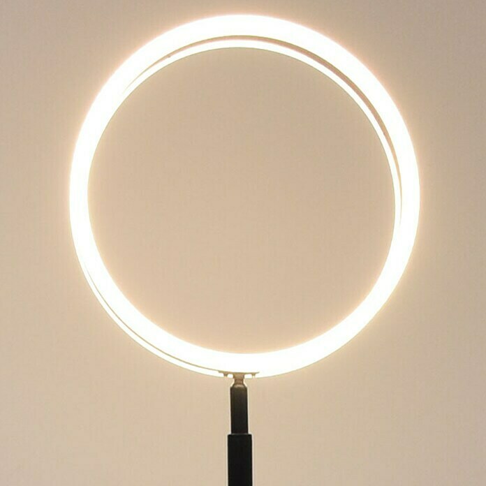 Lavida Ring LED-Stehleuchte (Höhe: 180 cm, Schwarz, Warmweiß) | BAUHAUS