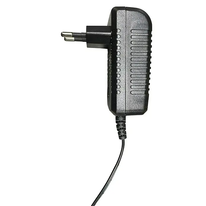 Tween Light LED-Stehleuchte Anzio - 19 W, Höhe: 140 cm, Weiß, RGB - Schwarzes Netzteil mit Eurostecker und Kabel. Ideal für elektronische Geräte, die eine zuverlässige Stromversorgung benötigen.