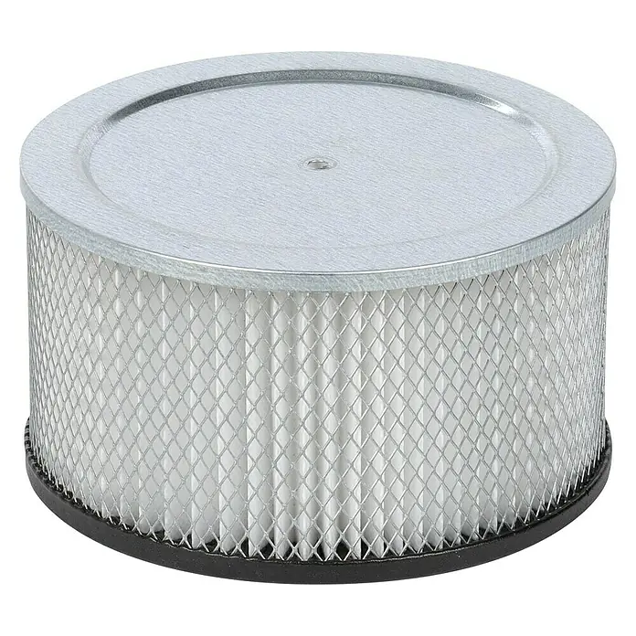 PowerPlus Filtro para aspirador de cenizas POWX312A - Específico para: Limpiador de cenizas POWX312 - Filtro de aire con cubierta metálica y carcasa de malla de alambre para motores de combustión interna.