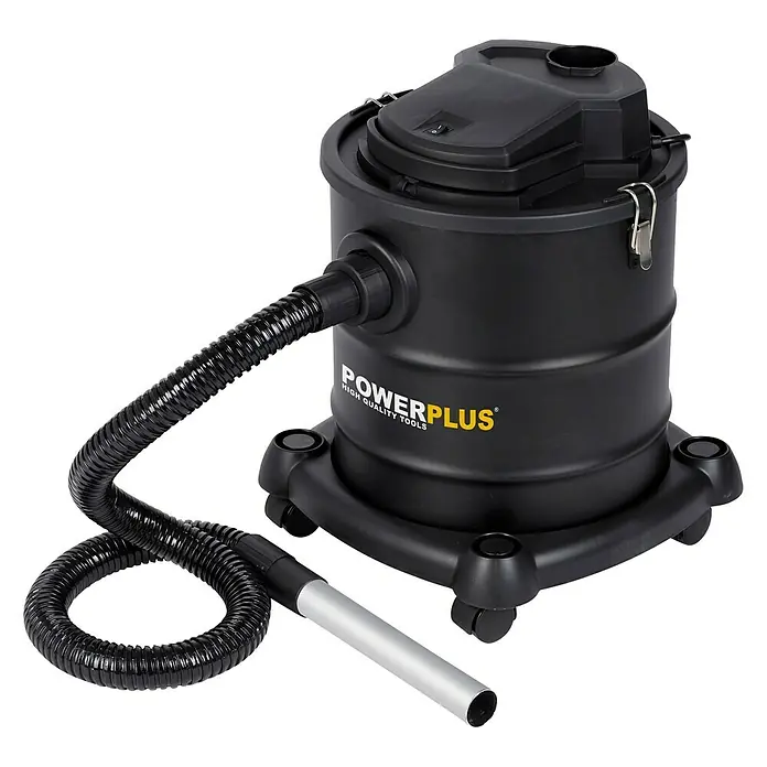 PowerPlus Aspirador de cenizas eléctrico POWX308 - 1.200 W, Volumen de recipiente: 20 l, Sin bolsa - Esta aspiradora en seco y húmedo Powerplus es ideal para taller y garaje. Su potencia de succión garantiza un ambiente limpio.