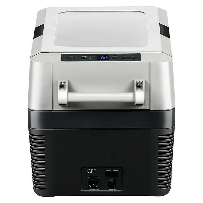 Dometic Kompressor Kühlbox CFF35 - L x B x H: 71,5 x 39,8 x 40,7 cm, 34 l - Tragbare Kühlbox mit digitaler Anzeige, ideal für Camping und Reisen, zeigt eine Temperatur von 32°F an und bietet viel Stauraum für unterwegs.
