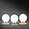 Reality Leuchten LED-Tischleuchte rund Princess (3 W, Ø x H: 100 mm x 13 cm, Messing, Warmweiß) | BAUHAUS