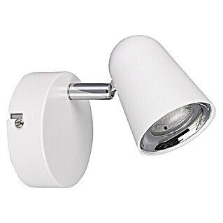 Reality Leuchten LED-Wandstrahler Toulouse (3 W, L x B x H: 12 x 40 x 15 cm, Weiß, Warmweiß)