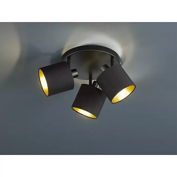 Reality Leuchten Tommy Deckenstrahler - 28 W, Höhe: 19 cm, Schwarz, E14, 3 Stk. - Stimmungsaufnahme
