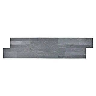 Zelfklevend mozaïek natuursteen tegel SAM 4WV9S (15 x 60 cm, Leisteen, Zwart)