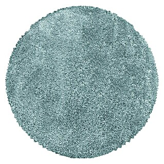 Hochflorteppich Fluffy 3500 (Blau, Durchmesser: 160 cm, 100% Polypropylen)