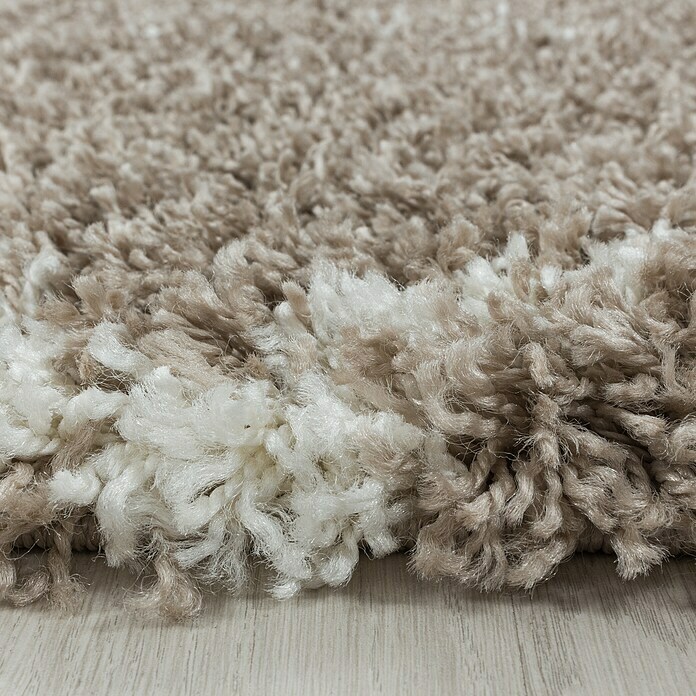 Hochflorteppich Alvor 3401 (Beige, Durchmesser: 120 cm, 100 % Polypropylen) | BAUHAUS